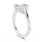 IGI Certified Lab Grown Diamond Emerald Cut Ring, Valentine's Day Gift