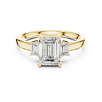 IGI Certified Lab Grown Diamond Emerald Cut Ring, Valentine's Day Gift