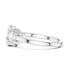 IGI Certified - 1.70ct Oval Baguette Diamond Ring