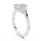 IGI Certified 1.50CT Princess Cut Lab Grown Diamond Ring