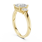 IGI Certified 1.50CT Princess Cut Lab Grown Diamond Ring