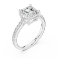 2 Carat IGI Certified E/VVS2 Clarity Asscher Cut Diamond Solitaire Engagement Ring