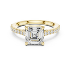 2 Carat IGI Certified E/VVS2 Clarity Asscher Cut Diamond Solitaire Engagement Ring