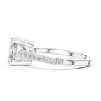 14K Gold Cushion Cut Ring Luxury Bridal Jewelry Gift