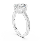 Oval-Cut Lab Grown Diamond Engagement Ring 2.3CT IGI CERTIFIED