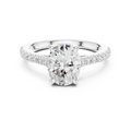 Oval-Cut Lab Grown Diamond Engagement Ring 2.3CT IGI CERTIFIED