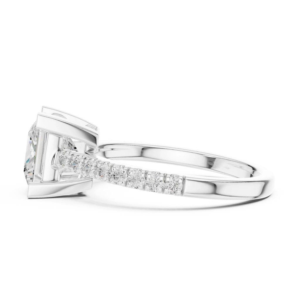 2.30ct VVS1 Clarity IGI Certified - Princess Diamond Anniversary Ring