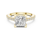 2.30ct VVS1 Clarity IGI Certified - Princess Diamond Anniversary Ring