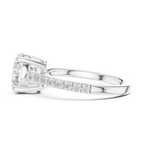 Classic Round Cut Diamond Ring, Yellow Gold Engagement Ring