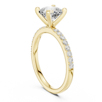 2.22Carat Cushion Cut Lab Grown Diamond Solitaire Engagement Ring