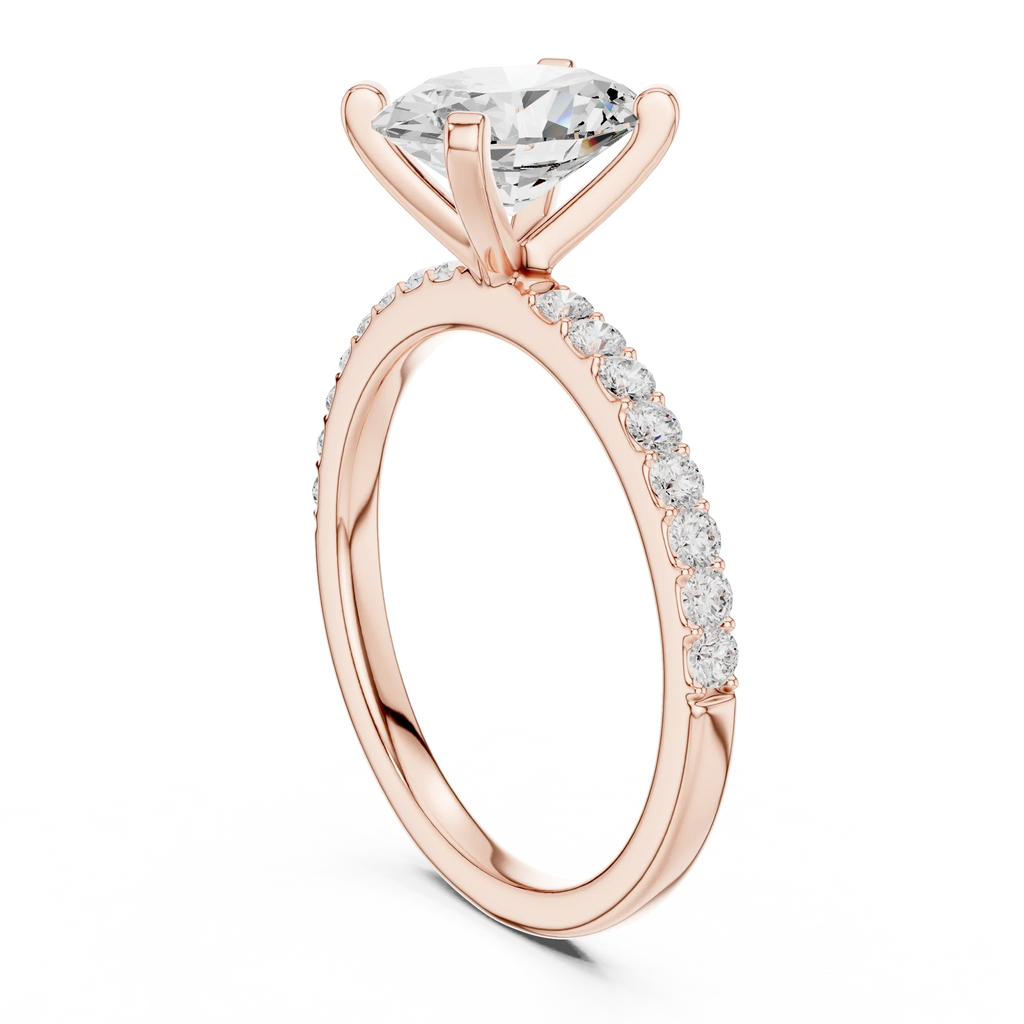 2.22ct Lab Grown Diamond Hidden Halo Rings