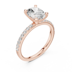 2.22ct Lab Grown Diamond Hidden Halo Rings