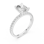 2.22ct Lab Grown Diamond Hidden Halo Rings