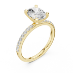 2.22ct Lab Grown Diamond Hidden Halo Rings