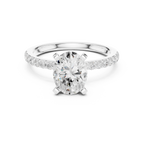 2.22ct Lab Grown Diamond Hidden Halo Rings