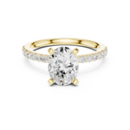2.22ct Lab Grown Diamond Hidden Halo Rings
