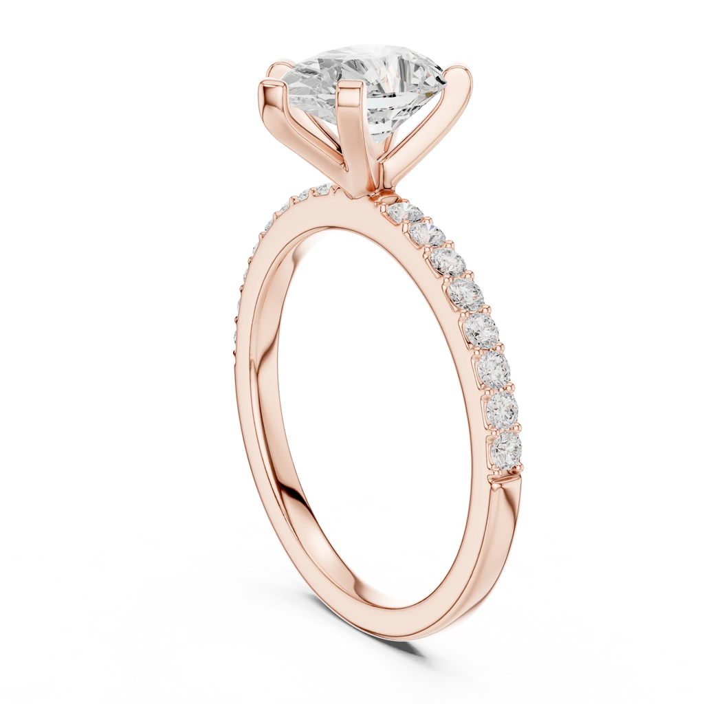 IGI Certified - Princess Diamond Minimalist Promise Ring