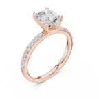 IGI Certified - Princess Diamond Minimalist Promise Ring