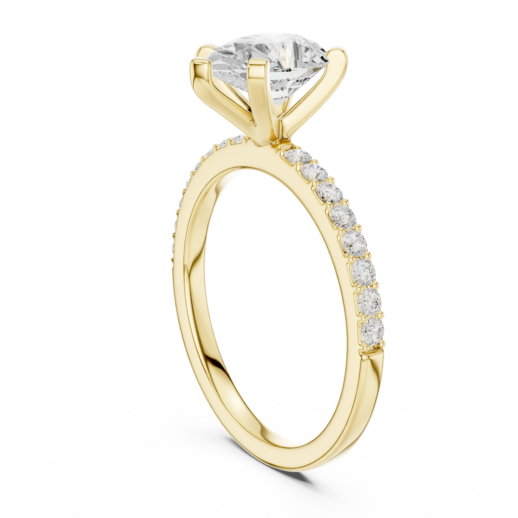 IGI Certified - Princess Diamond Minimalist Promise Ring