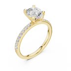 IGI Certified - Princess Diamond Minimalist Promise Ring