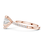 IGI Certified - Princess Diamond Minimalist Promise Ring