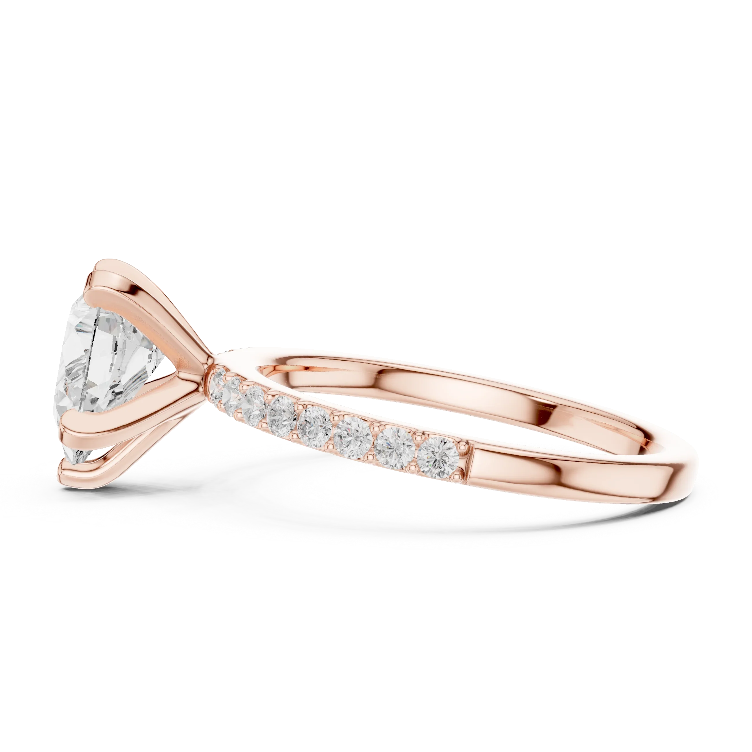 IGI Certified - Princess Diamond Minimalist Promise Ring