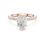 IGI Certified - Princess Diamond Minimalist Promise Ring