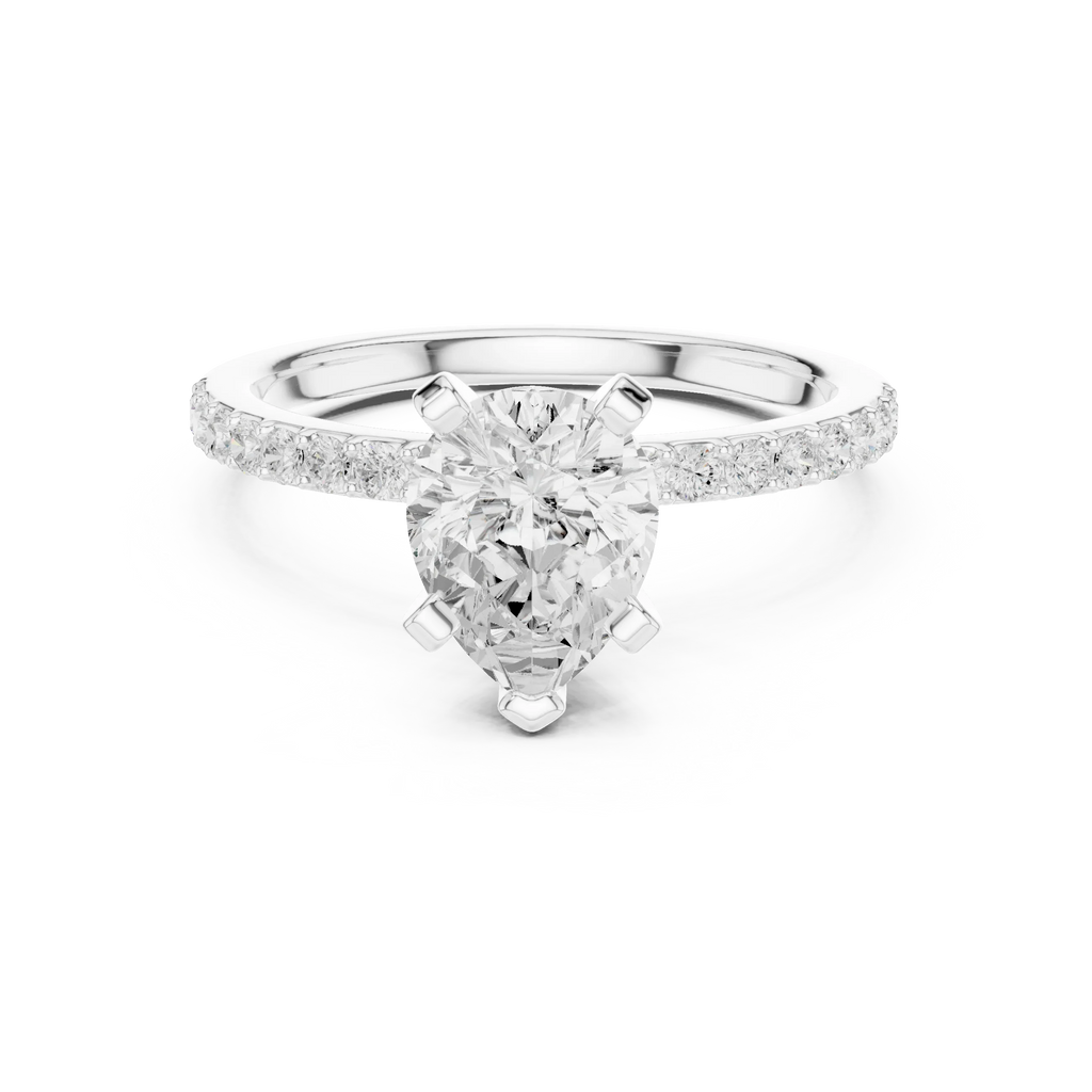 IGI Certified - Princess Diamond Minimalist Promise Ring