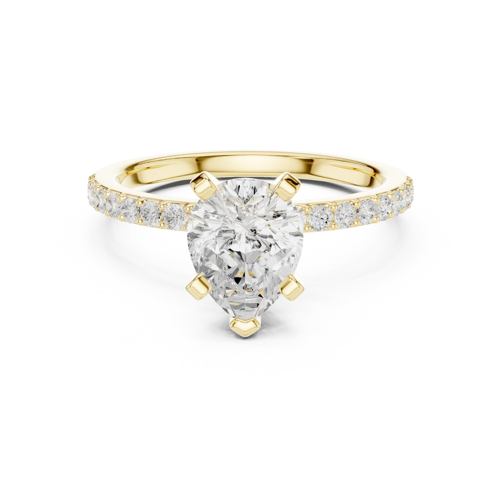 IGI Certified - Princess Diamond Minimalist Promise Ring
