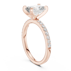 10K Solid Gold 2.22 CT Radiant Cut Proposal Ring