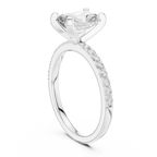 10K Solid Gold 2.22 CT Radiant Cut Proposal Ring
