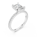 10K Solid Gold 2.22 CT Radiant Cut Proposal Ring