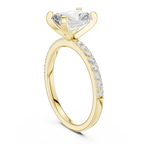 10K Solid Gold 2.22 CT Radiant Cut Proposal Ring
