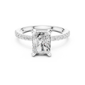 10K Solid Gold 2.22 CT Radiant Cut Proposal Ring