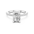 10K Solid Gold 2.22 CT Radiant Cut Proposal Ring