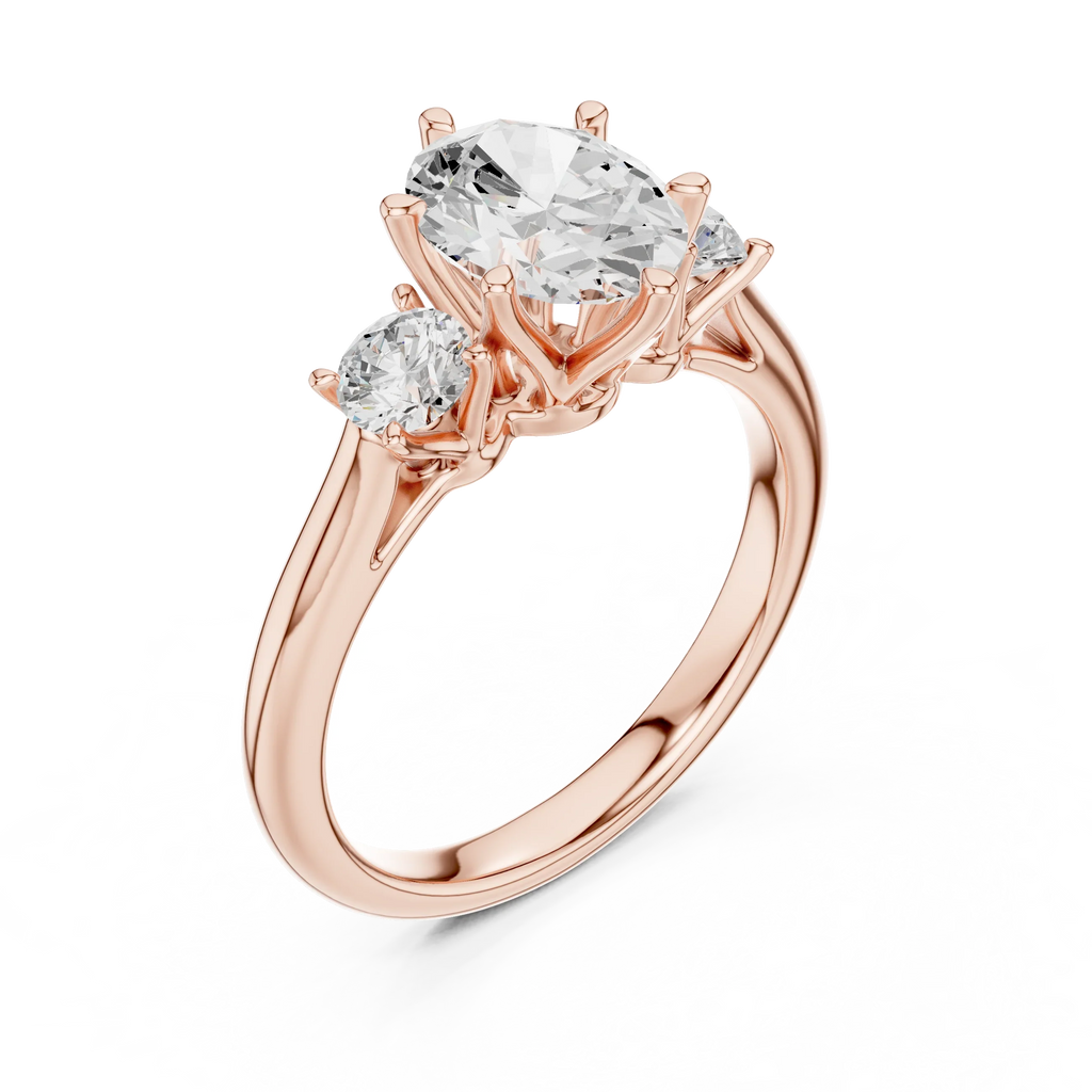 1.90ct Oval Cut Moissanite Luxury Anniversary Gift