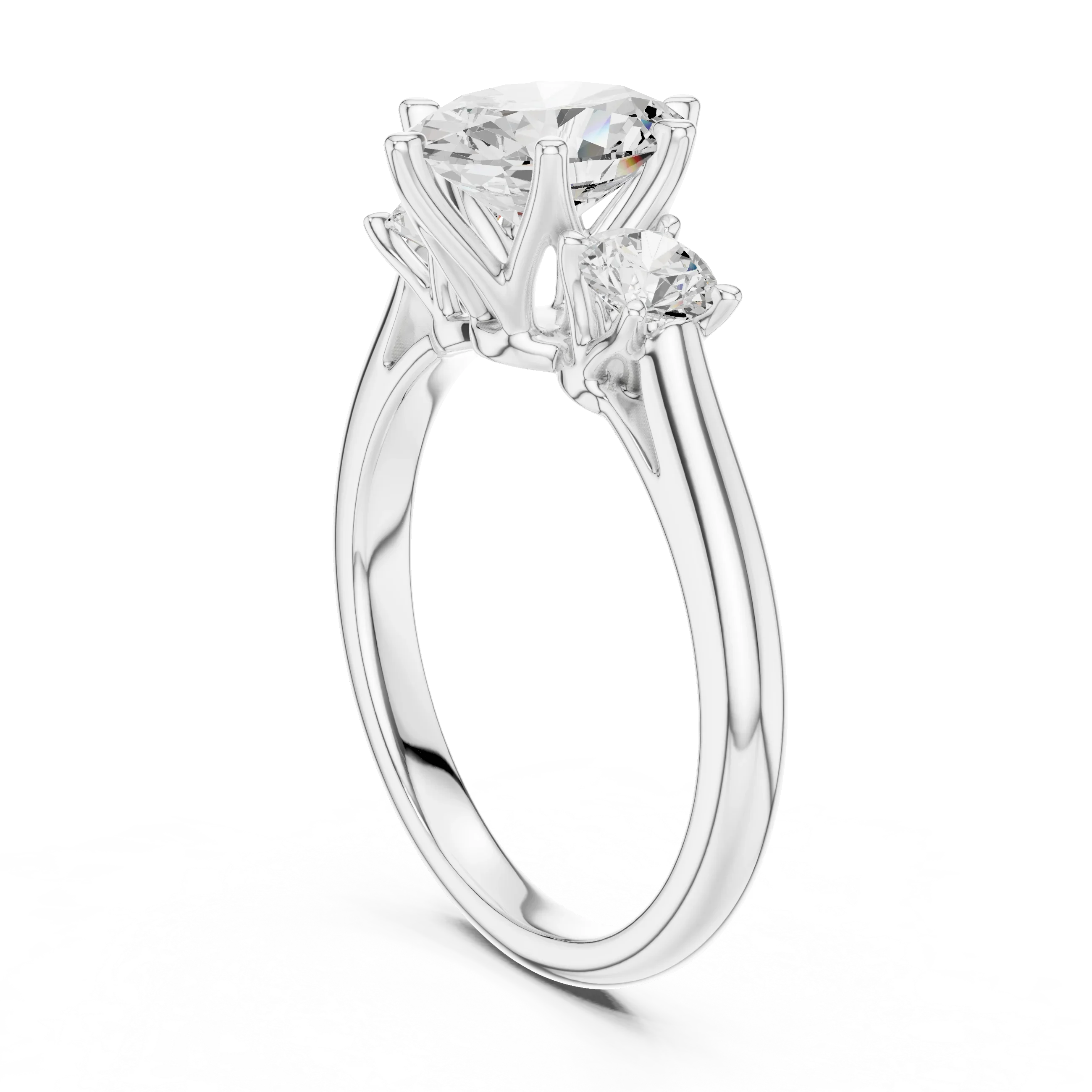 1.90ct Oval Cut Moissanite Luxury Anniversary Gift
