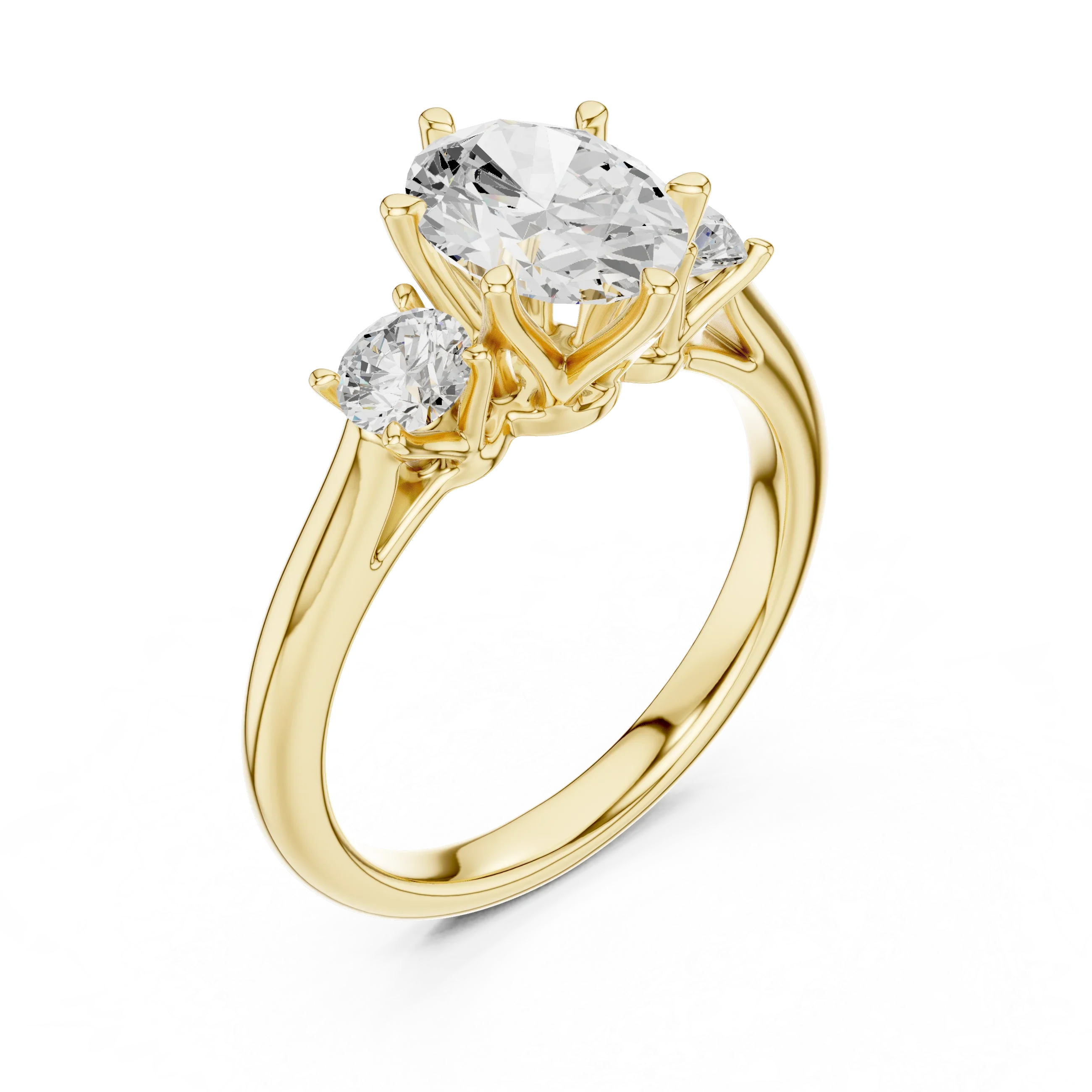 1.90ct Oval Cut Moissanite Luxury Anniversary Gift