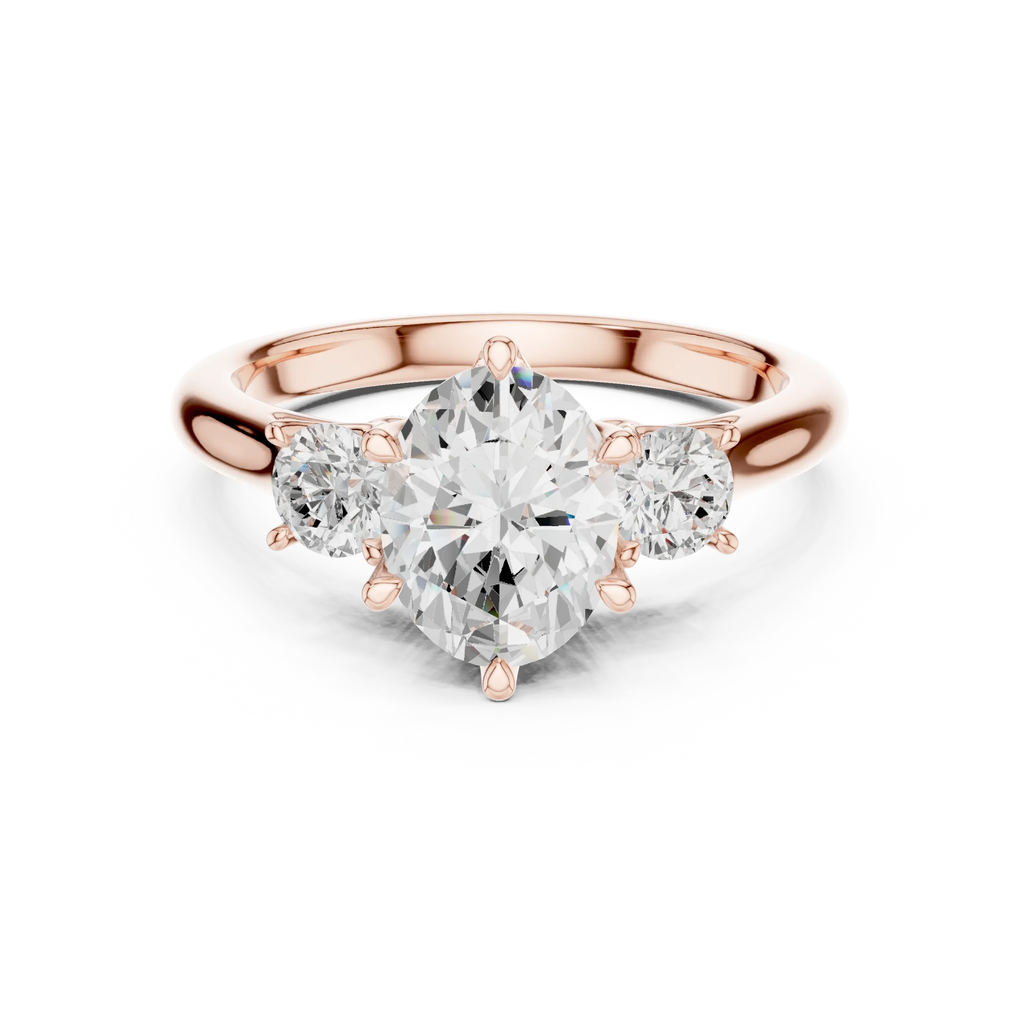 1.90ct Oval Cut Moissanite Luxury Anniversary Gift