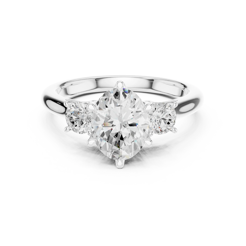 1.90ct Oval Cut Moissanite Luxury Anniversary Gift