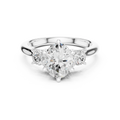 1.90ct Oval Cut Moissanite Luxury Anniversary Gift