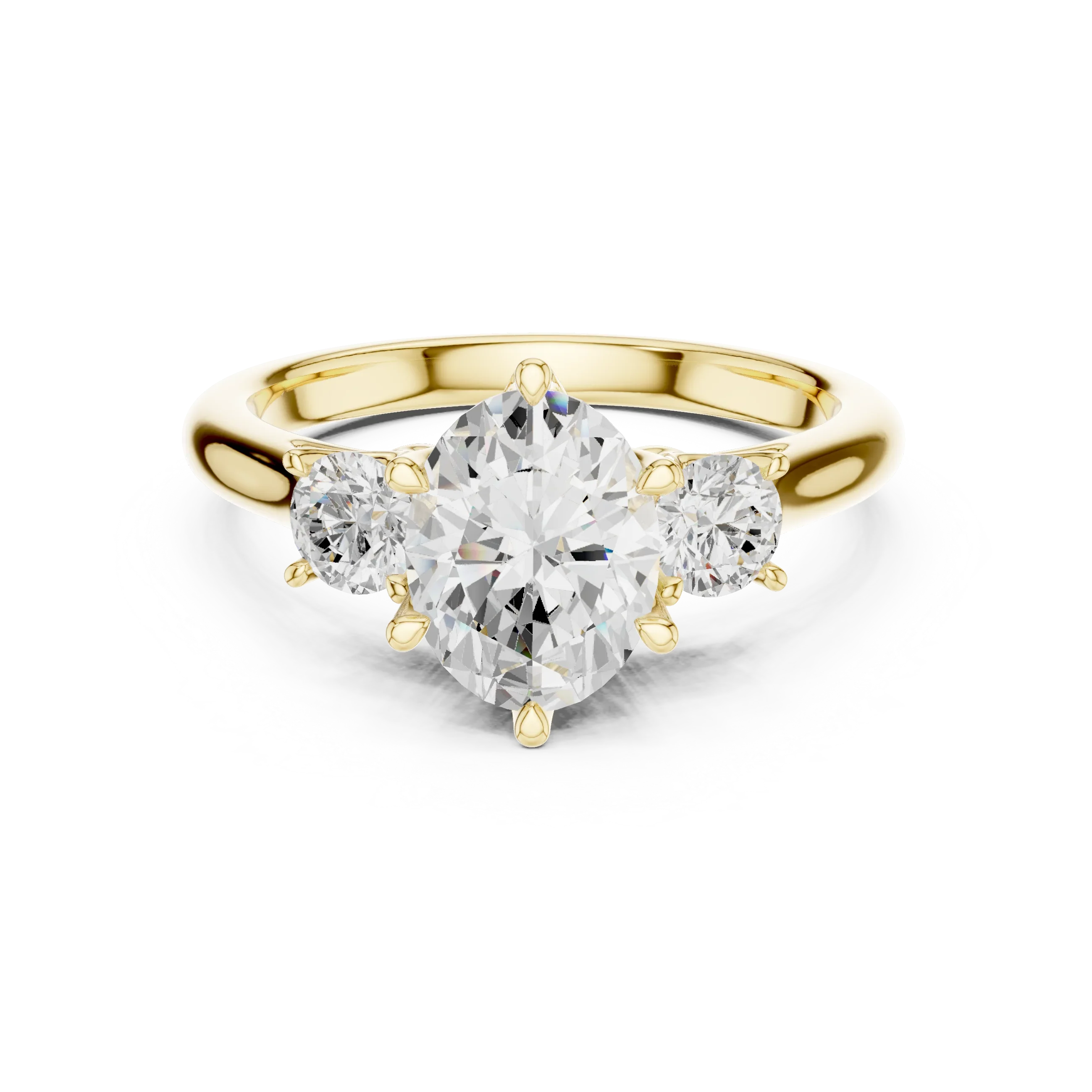 1.90ct Oval Cut Moissanite Luxury Anniversary Gift