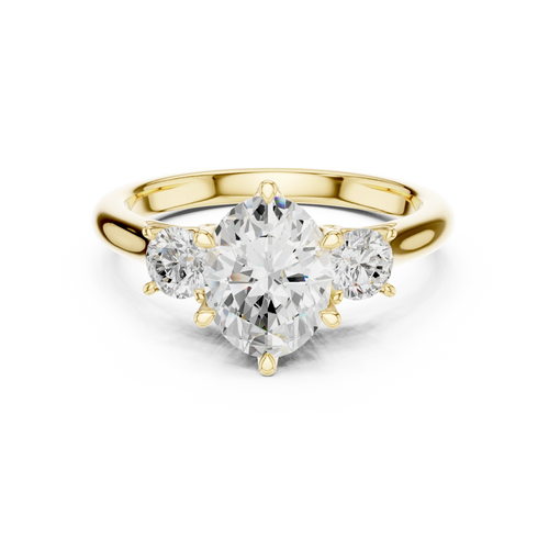 1.90ct Oval Cut Moissanite Luxury Anniversary Gift