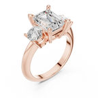 Emerald Cut 3.40ct IGI Certified Engagement Diamond Ring