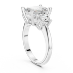 Emerald Cut 3.40ct IGI Certified Engagement Diamond Ring