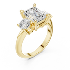 Emerald Cut 3.40ct IGI Certified Engagement Diamond Ring