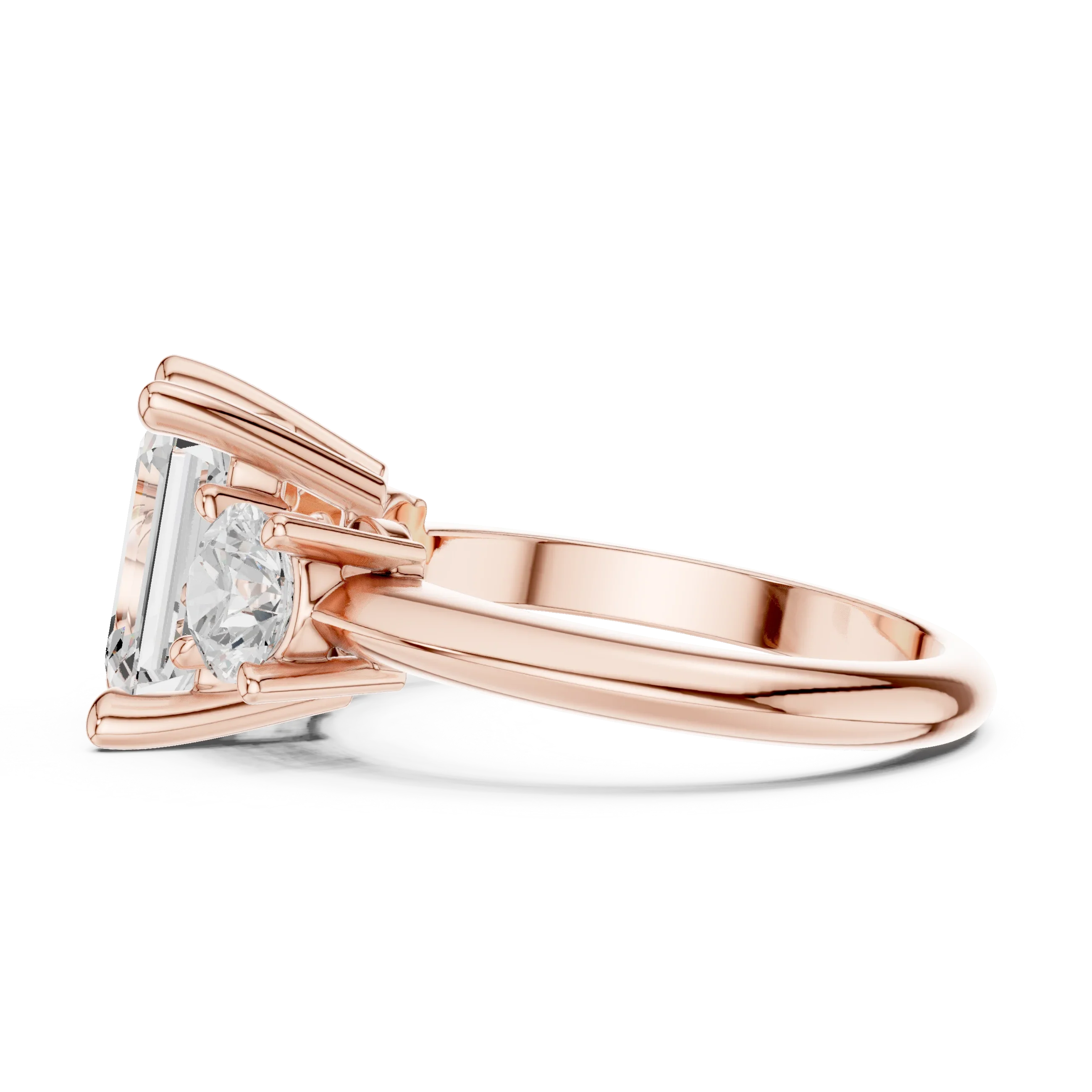 Emerald Cut 3.40ct IGI Certified Engagement Diamond Ring