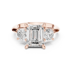 Emerald Cut 3.40ct IGI Certified Engagement Diamond Ring