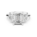 Emerald Cut 3.40ct IGI Certified Engagement Diamond Ring