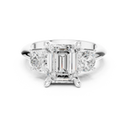 Emerald Cut 3.40ct IGI Certified Engagement Diamond Ring